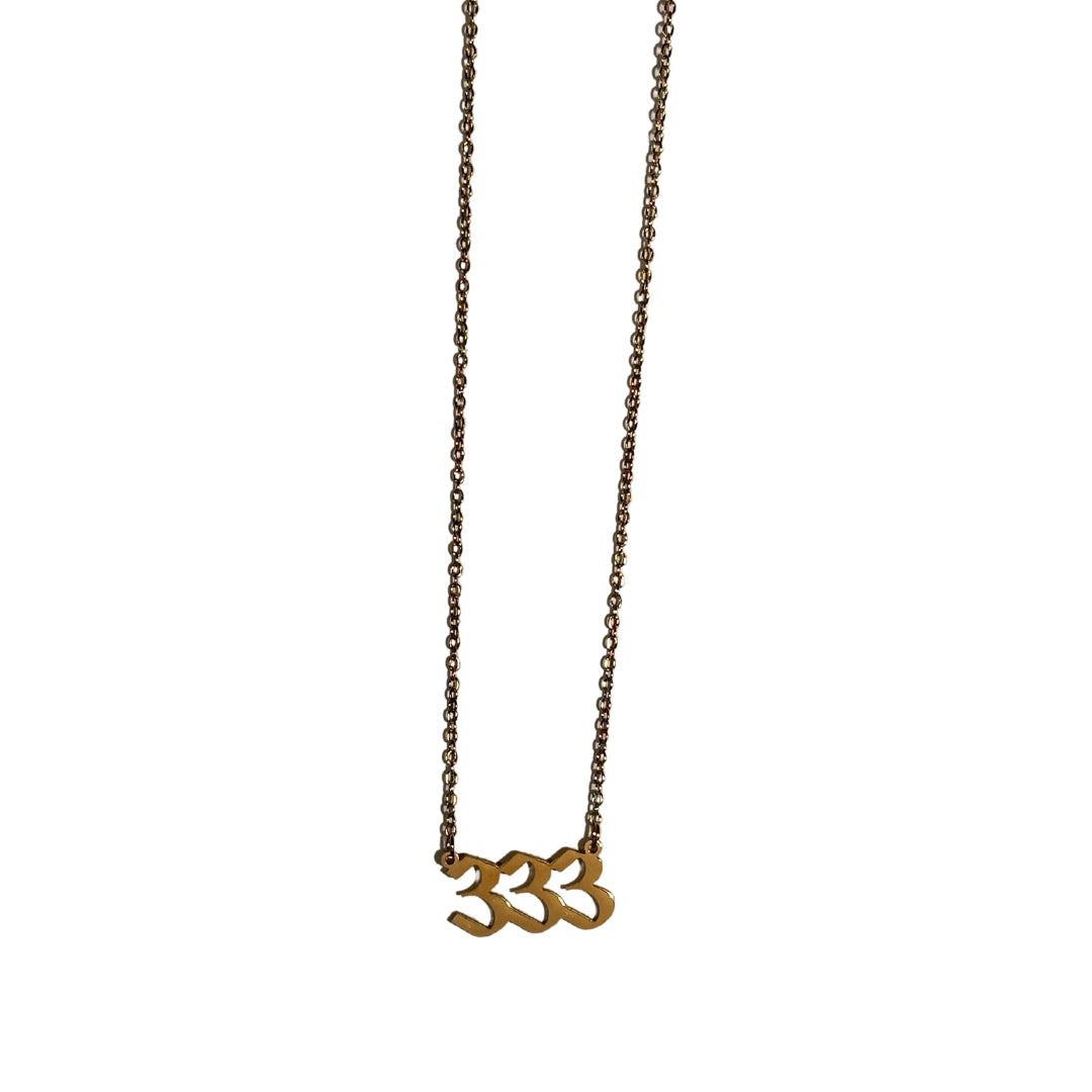 333 Angel Number Necklace