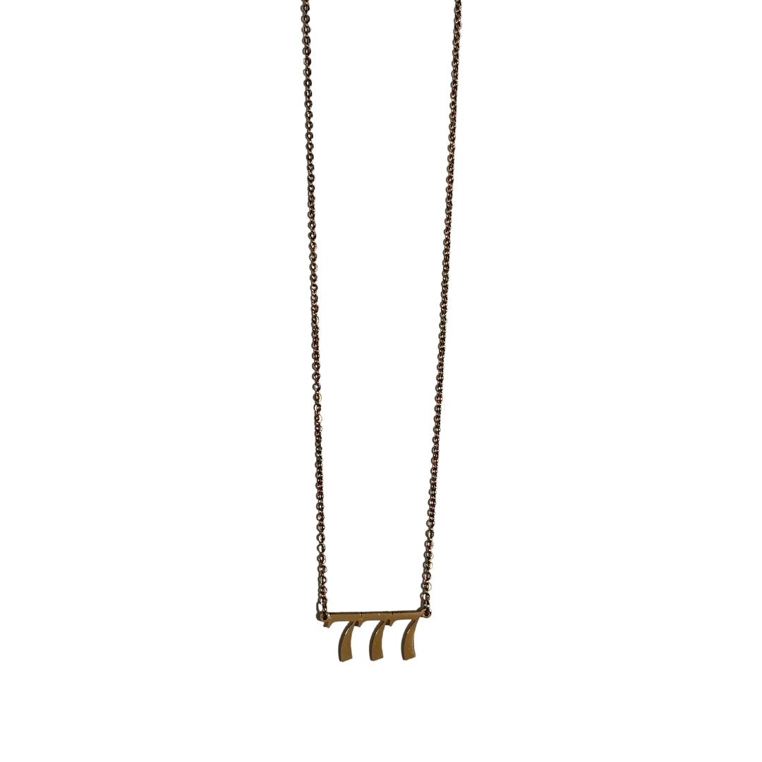 777 Angel Number Necklace