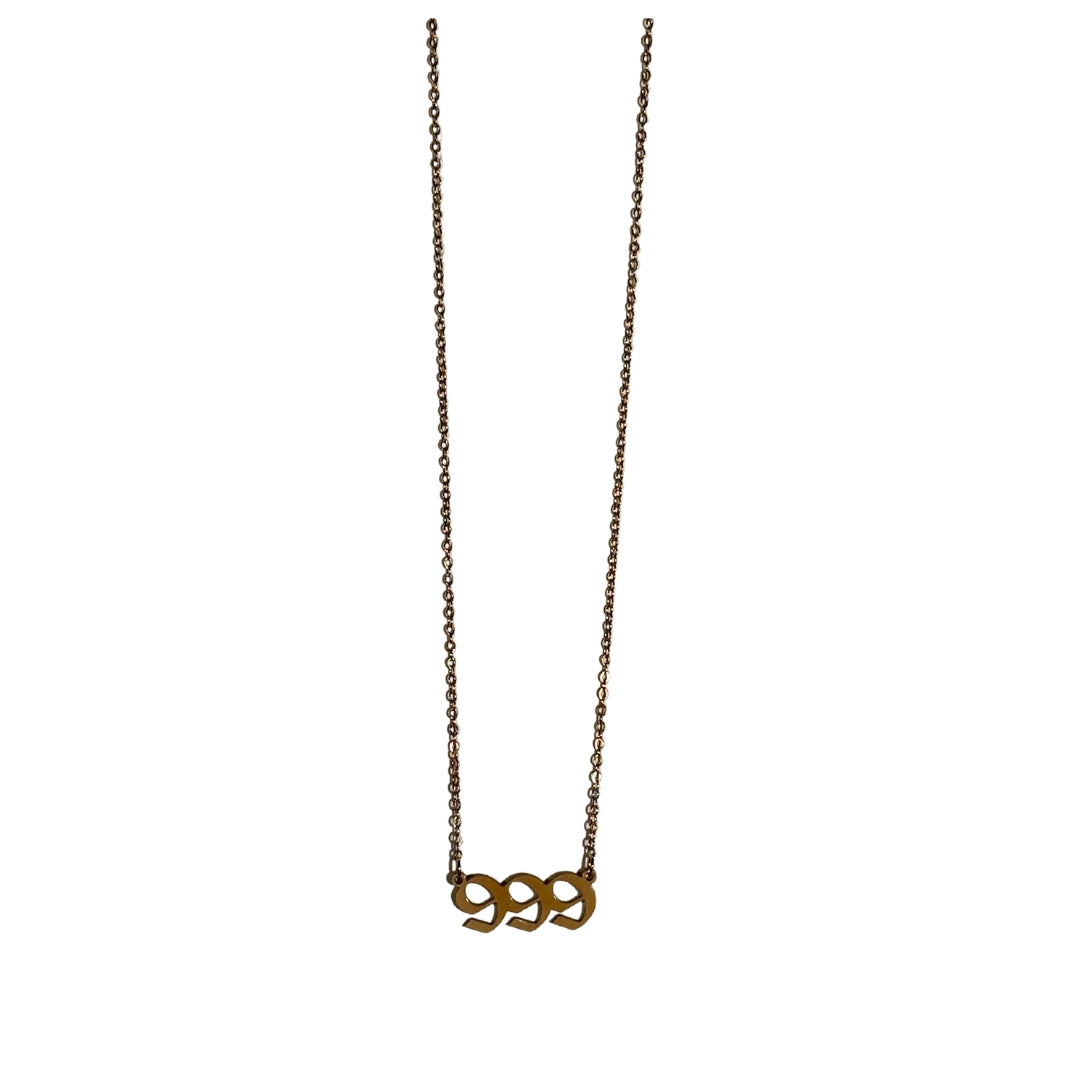 999 Angel Number Necklace