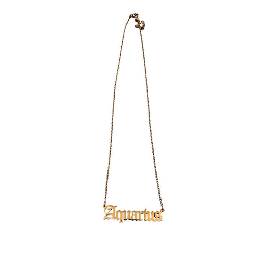 Aquarius Gold Necklace