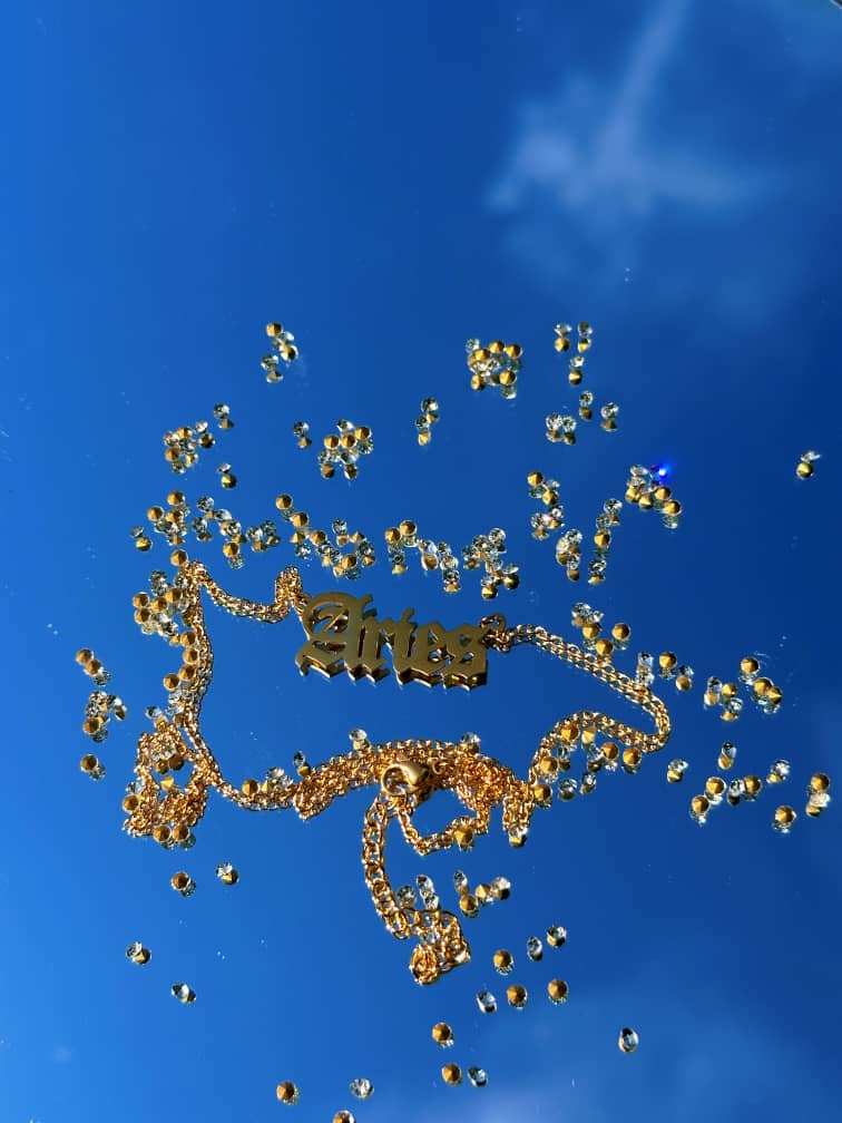 Aries Gold Necklace