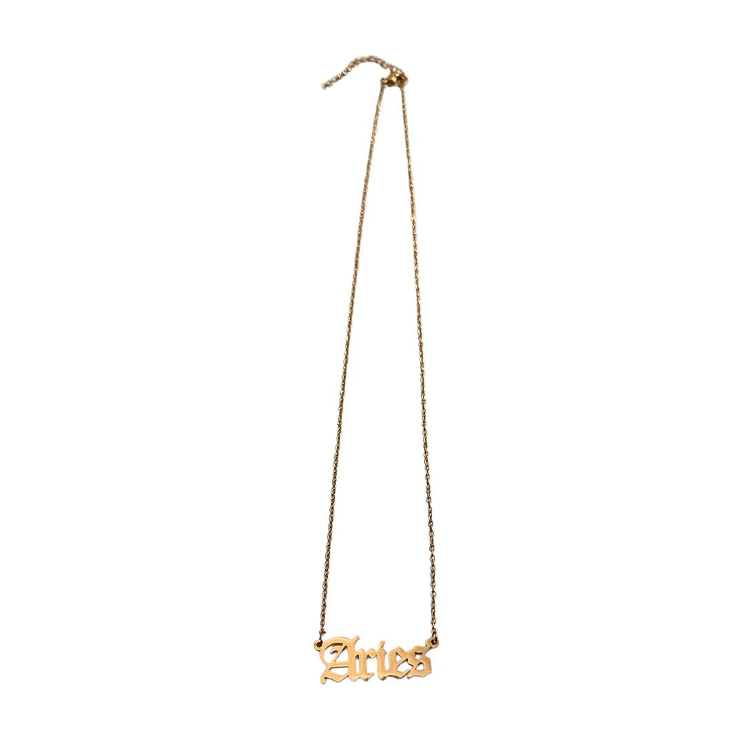 Aries Gold Necklace
