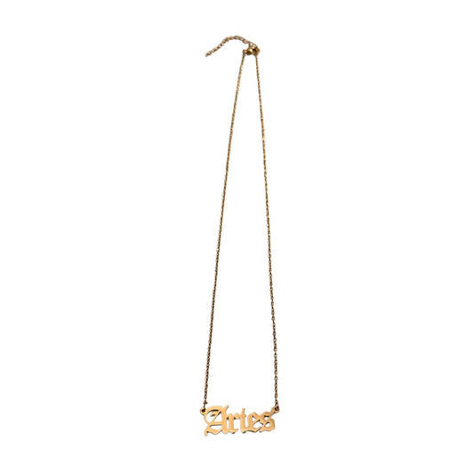 Aries Gold Necklace