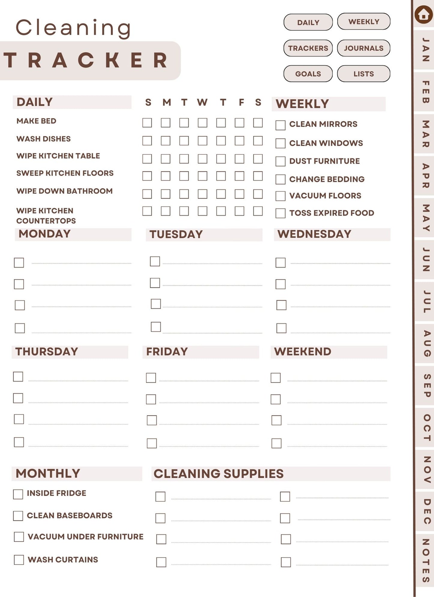 Instant Download 2024 Digital Planner