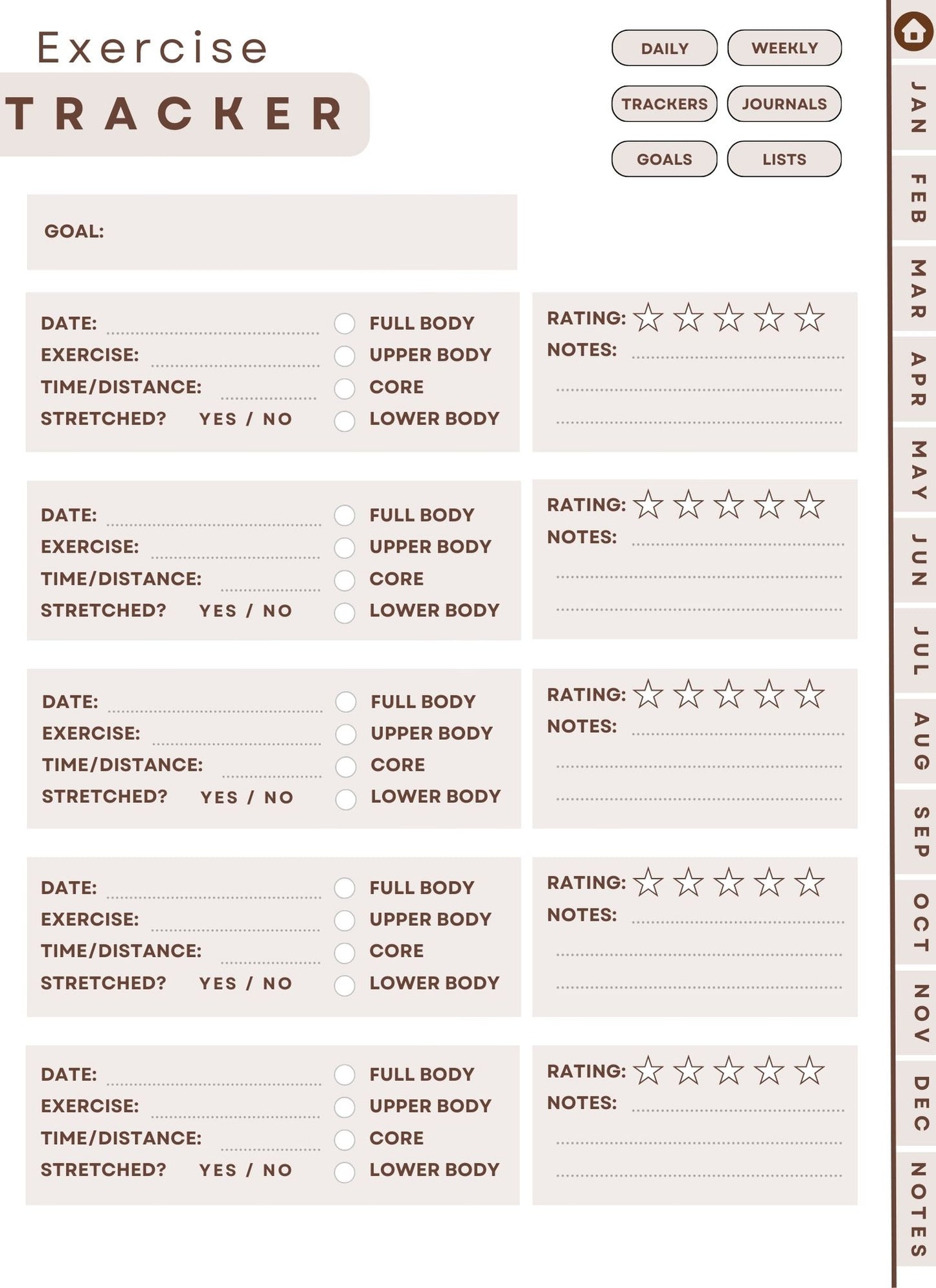 Instant Download 2024 Digital Planner