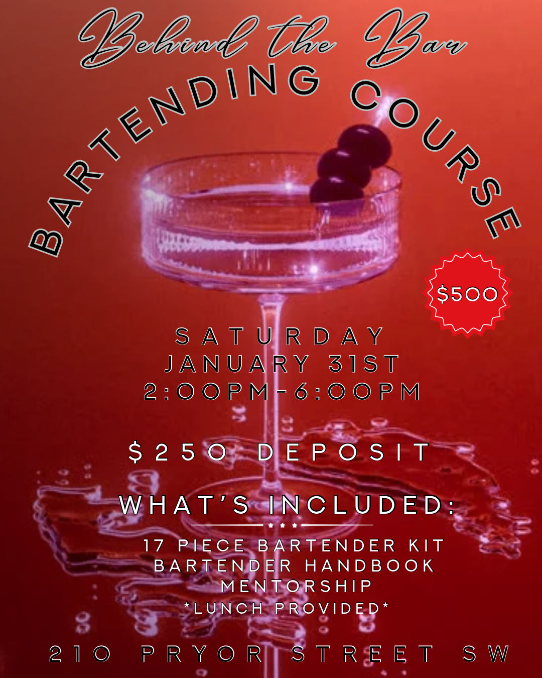 Behind the Bar Course