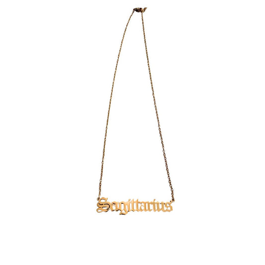 Sagittarius Gold Necklace