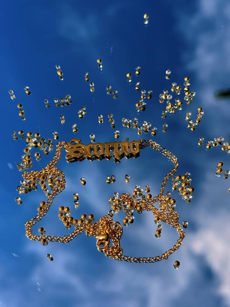 Scorpio Gold Necklace