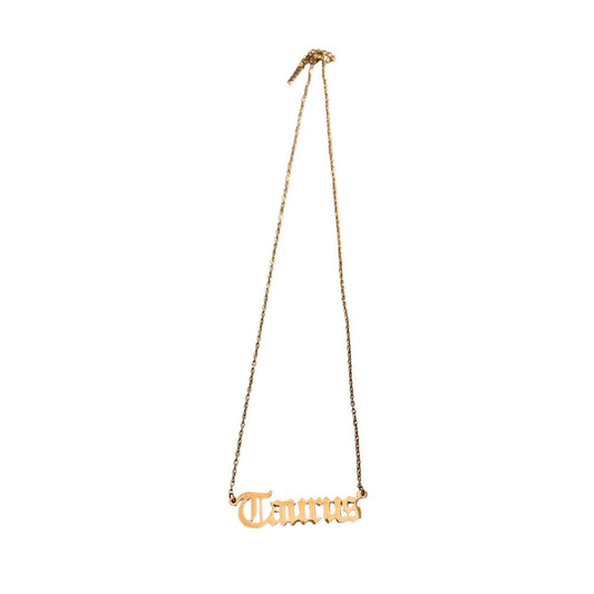 Taurus Gold Necklace