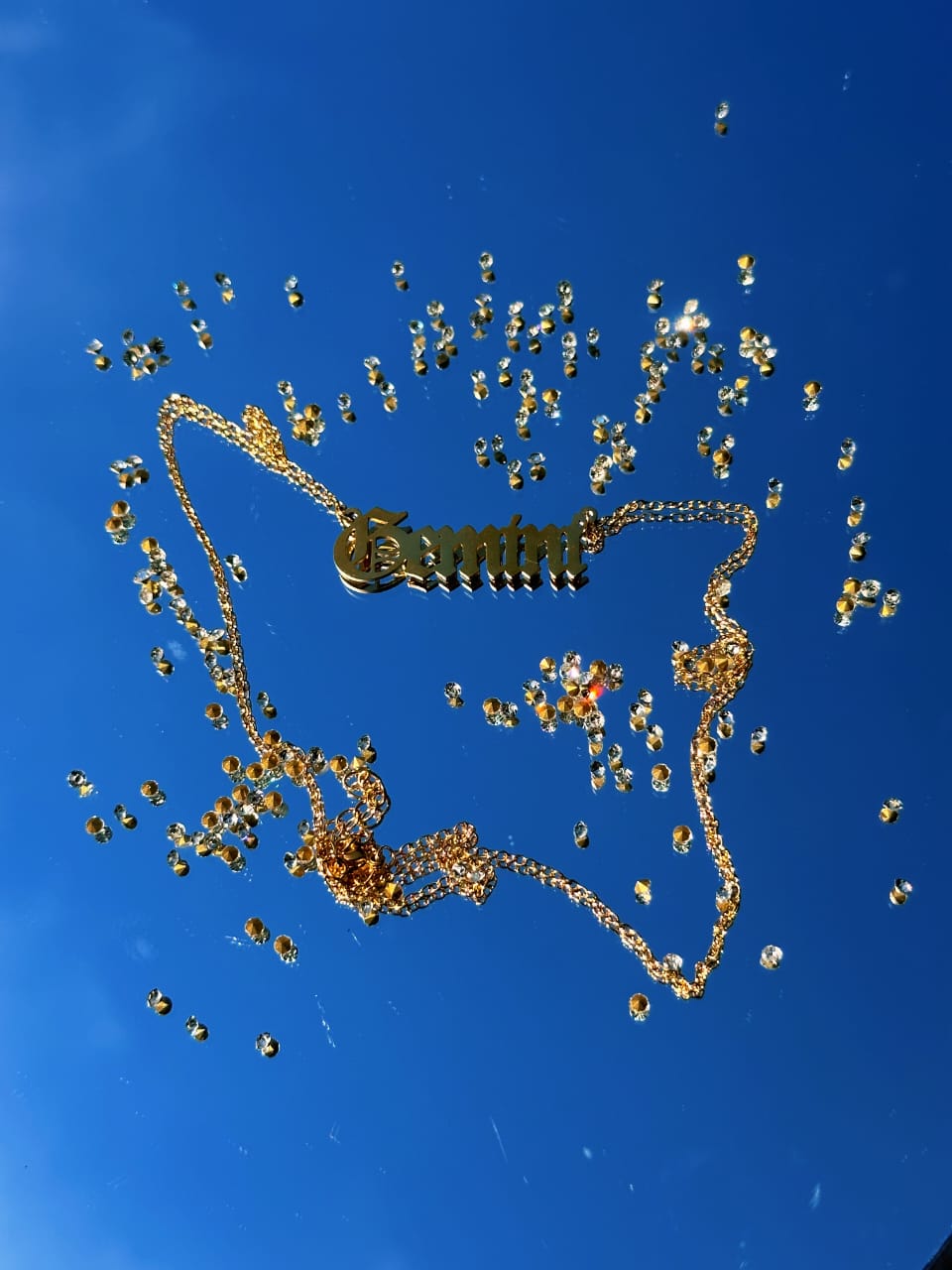 Gemini Gold Necklace