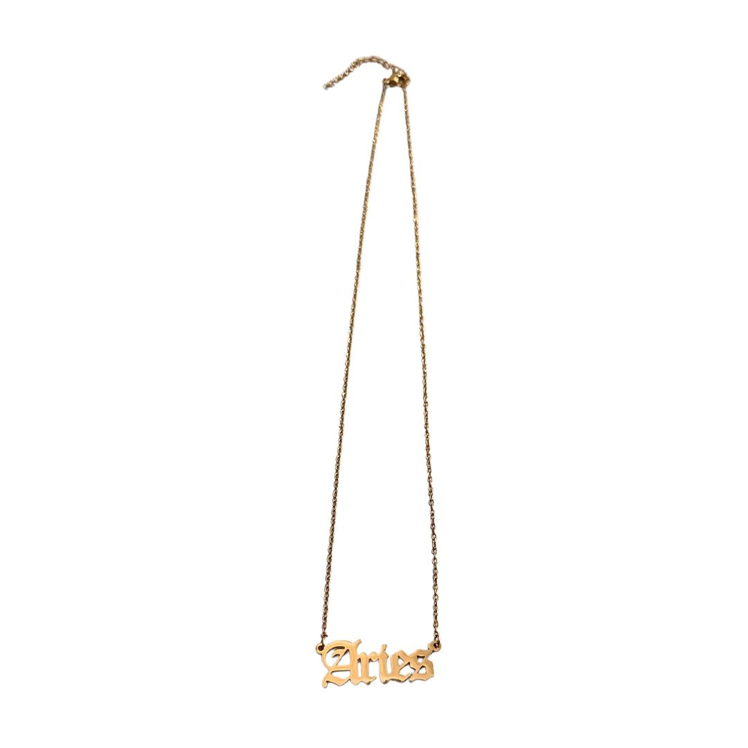 Aries Gold Necklace