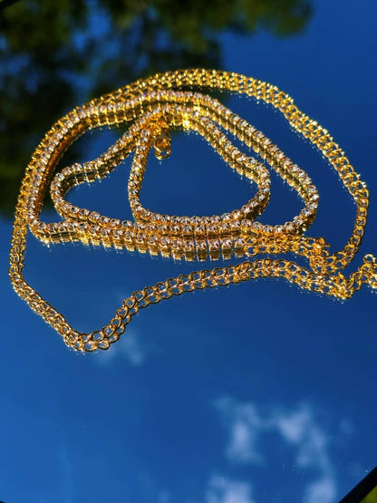 Diamante Gold Waist Chain